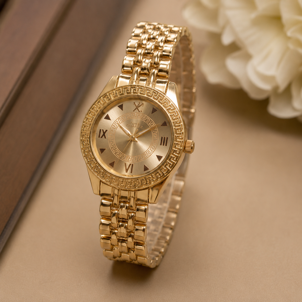 Golden Roman Heritage Luxury Watch
